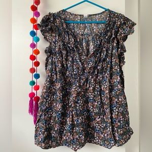 Floral top size: 3X